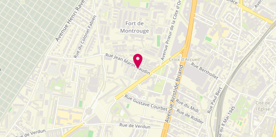 Plan de Nanteau Teddy, Taxi de Montrouge 4 Rue Mirabelliers, 92220 Bagneux