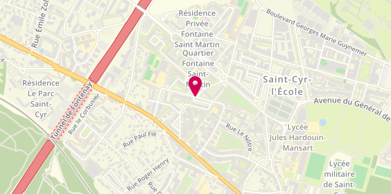Plan de Montaigne Taxi, 4 Rue Romain Rolland, 78210 Saint-Cyr-l'École