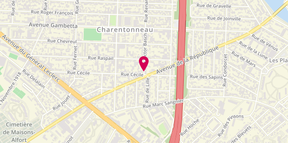 Plan de Louis charles Clemond, 2 Rue Victor Basch, 94700 Maisons-Alfort