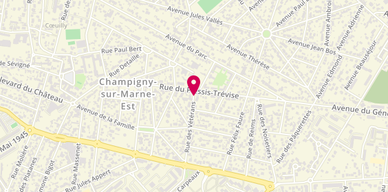 Plan de Keddouh Samir, 6 Rue Vétérans, 94500 Champigny-sur-Marne
