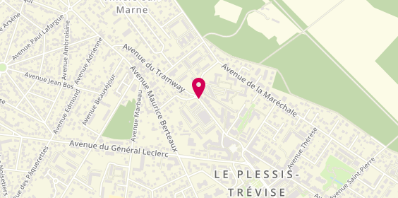 Plan de Agence Confort Taxis, 4 Avenue Ardouin, 94420 Le Plessis-Trévise