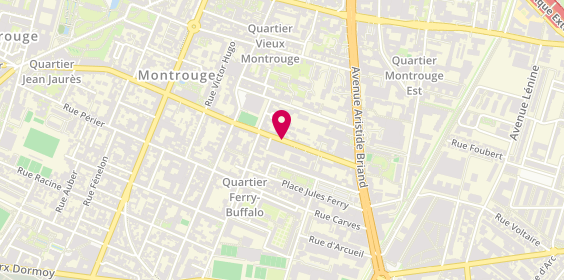Plan de ASTC Taxis Monospace, 34 Avenue Léon Gambetta, 92120 Montrouge