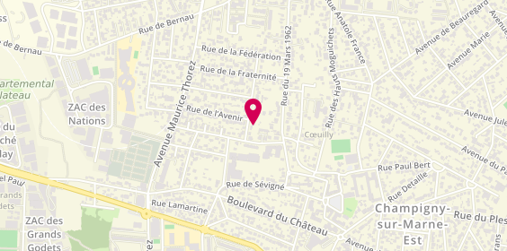 Plan de Rattanavong Philippe, 11 Rue Indépendance, 94500 Champigny-sur-Marne