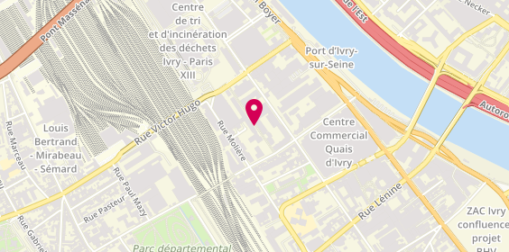 Plan de Alilat Taxi, 8 Allée Chanteclair, 94200 Ivry-sur-Seine