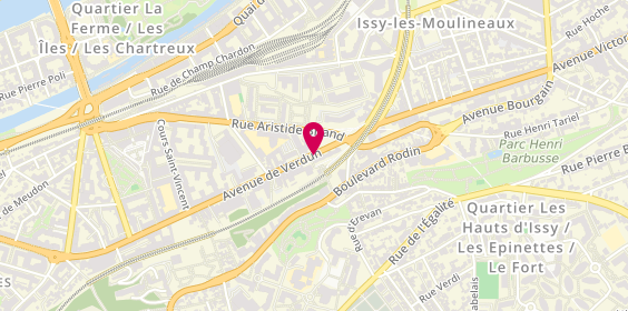 Plan de Kecili Brahim, 105 B Avenue Verdun, 92130 Issy-les-Moulineaux