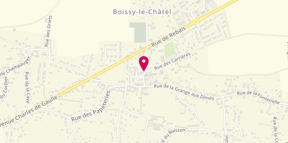Plan de Jacques Martin Taxis, 12 Rue Centre, 77169 Boissy-le-Châtel