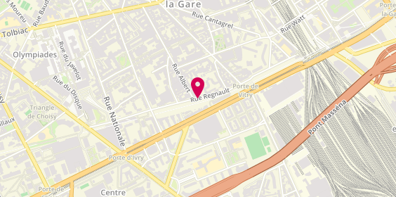 Plan de Ciad Taxi Canine, 62 Rue Regnault, 75013 Paris