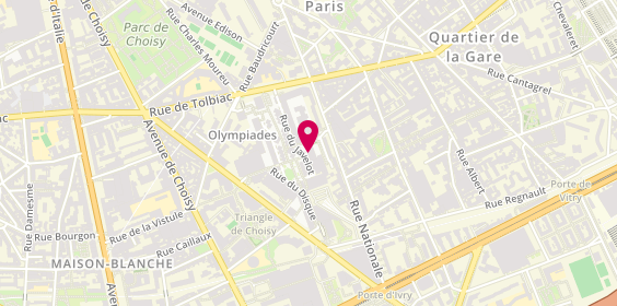 Plan de Abeille Radio Taxi, 27 Rue du Javelot, 75013 Paris