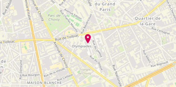 Plan de Transferticall, 63 Rue du Javelot, 75013 Paris