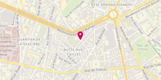 Plan de Taximoto Airspeed, 13 Rue des 5 Diamants, 75013 Paris