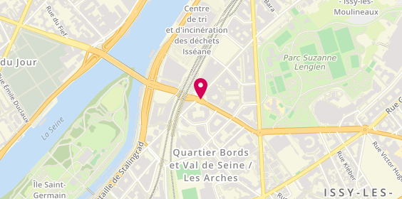 Plan de Taxis Borne D'Appels, Rue Rouget de Lisle, 92130 Issy-les-Moulineaux