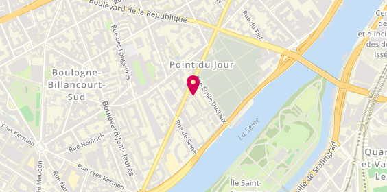 Plan de Fettoum Ali, 13 Square Moulineaux, 92100 Boulogne-Billancourt
