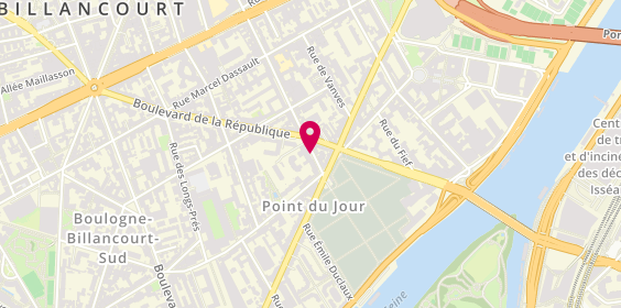 Plan de Doltime Prestige, 126 Rue Thiers, 92100 Boulogne-Billancourt