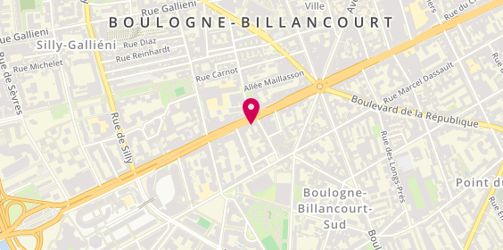 Plan de Become Bike, 21 Avenue du Général Leclerc, 92100 Boulogne-Billancourt