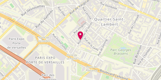 Plan de Habchi Maurice, 85 Rue Olivier de Serres, 75015 Paris