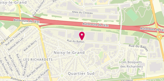 Plan de Paris Navettes, 30 Rue du Ballon, 93160 Noisy-le-Grand