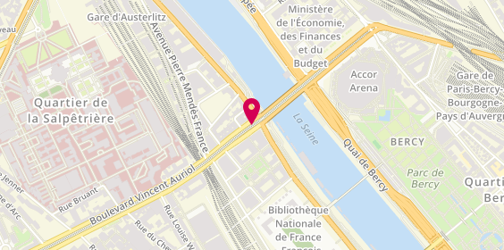 Plan de Borne de Taxi, 1 Boulevard Vincent Auriol, 75013 Paris
