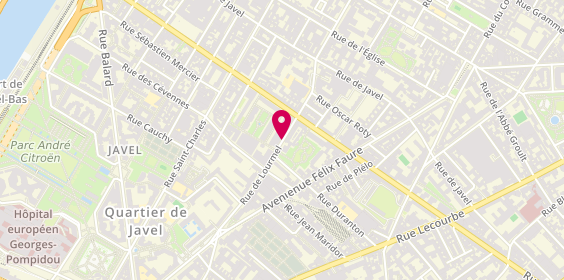 Plan de Taxi Silva Manuel, 133 Rue Lourmel, 75015 Paris