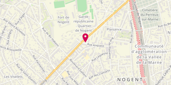 Plan de El bekali Mohamed, 3 Rue Anquetil, 94130 Nogent-sur-Marne