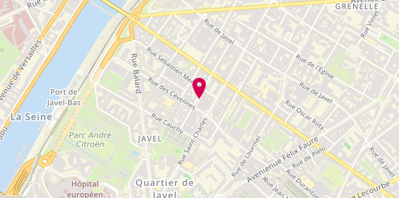 Plan de Taxis Ecole Duval, 35 Rue des Bergers, 75015 Paris
