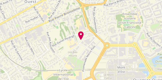 Plan de Taxi Patricia Noisy le grand, 24 Rue des Bas Heurts, 93160 Noisy-le-Grand