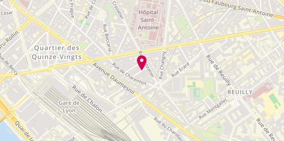 Plan de Broquin-benzaoui Marcel, 5 Avenue Corbera, 75012 Paris