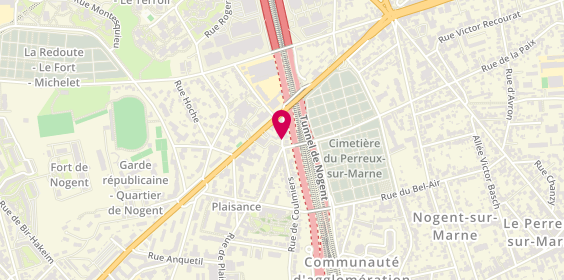 Plan de Ghaada Ouajdi, 69 Rue Plaisance, 94130 Nogent-sur-Marne