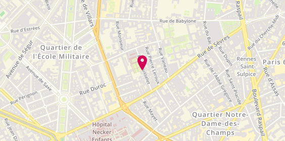 Plan de Trans'pro Services, Rue Rousselet, 75007 Paris