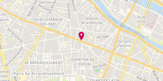 Plan de Borne Appel Taxi, 107 Boulevard St Germain, 75006 Paris