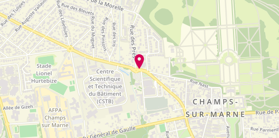 Plan de Meirinho Nathalie, 109 Avenue Jean Jaures, 77420 Champs-sur-Marne