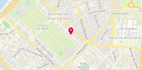 Plan de Dos Santos Joaquim, 22 Avenue Emile Deschanel, 75007 Paris