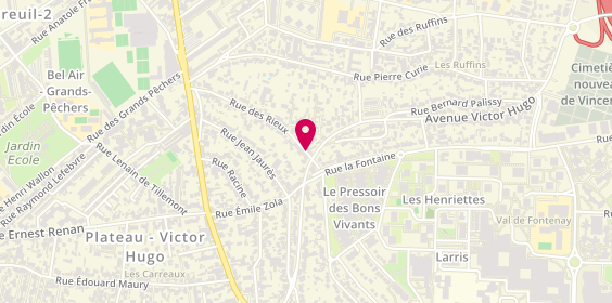 Plan de Boudjellal Amine, 7 Rue Rieux, 94120 Fontenay-sous-Bois