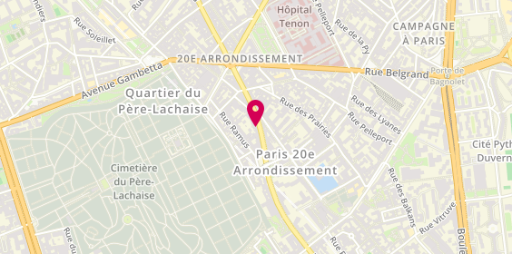 Plan de City Light Moto, 217 Rue des Pyrénées, 75020 Paris