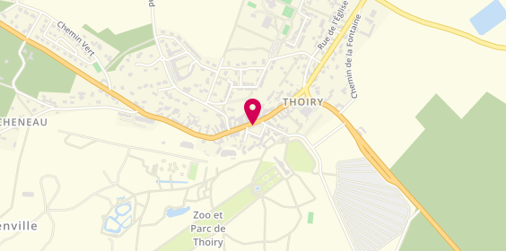 Plan de Chala taxi, Place de la Fontaine, 78770 Thoiry