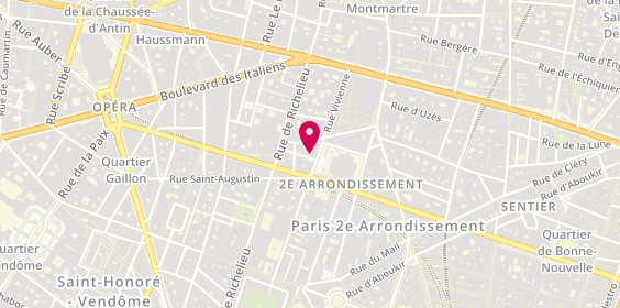Plan de Motogold Service, 2 Rue de la Bourse, 75002 Paris