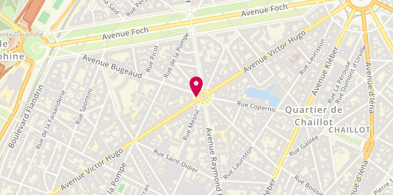 Plan de Borne de Taxis, 12 Place Victor Hugo, 75116 Paris