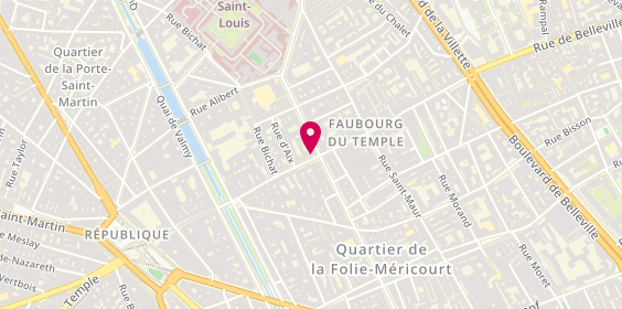Plan de Berge Jean-Marc, 65 Rue du Faubourg du Temple, 75010 Paris