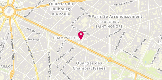 Plan de Taxi Moto Line, 128 Rue la Boétie, 75008 Paris