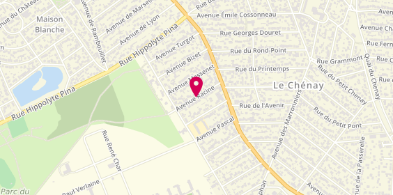 Plan de Ghanea Abbas, 15 Avenue Racine, 93330 Neuilly-sur-Marne