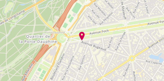 Plan de Borne de Taxis, 59 Avenue Bugeaud, 75116 Paris