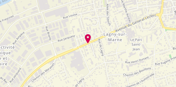 Plan de Eric Taxis, Avenue Général Leclerc, 77400 Lagny-sur-Marne