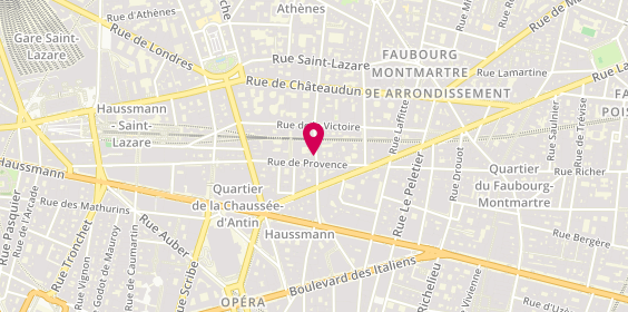 Plan de Taxiloc, 43 Rue Taitbout, 75009 Paris