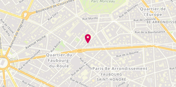 Plan de Limousines Club, 9 Rue de Monceau, 75008 Paris