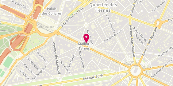 Plan de Les 4 As'sociés MotoTaxi, Avenue de la Grande Armée, 75017 Paris