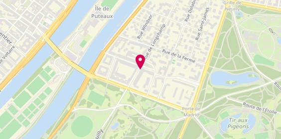 Plan de Borne de Taxis, 137 Rue Longchamp, 92200 Neuilly-sur-Seine