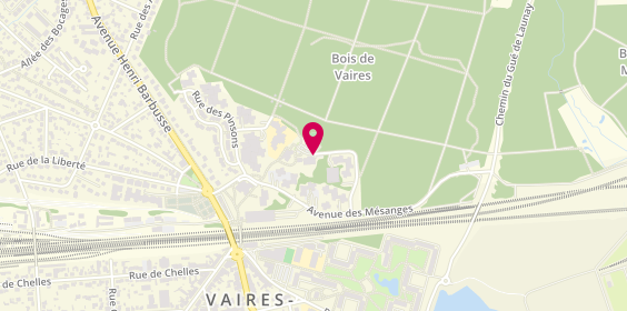 Plan de Access Moto Transport, Rue des Loriots, 77360 Vaires-sur-Marne