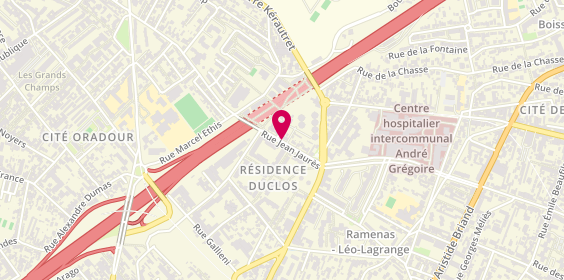 Plan de Boufraine Slimane, 167 Rue Jean Jaures, 93230 Romainville