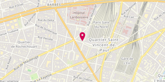 Plan de Allo Taxis Paris 10, 18 Rue de Dunkerque, 75010 Paris