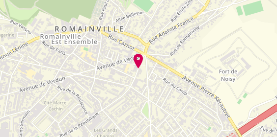 Plan de Majarian Hovanness, 18 Rue République, 93230 Romainville