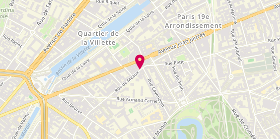Plan de Denis Noura, 115 Rue Meaux, 75019 Paris